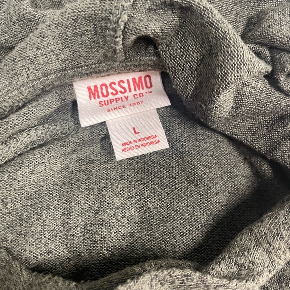 Mossimo lightweight hooded sweater dark green size large - Picture 3 of 3